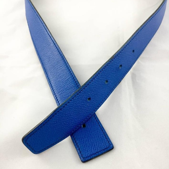 Hermes Blue / Green Reversible Constance Belt Set main image 4